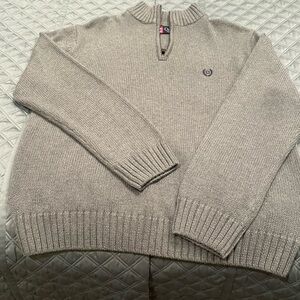 Ralph Lauren Chaps half zip sweater, large